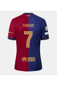 Barcelona Ferran Torres #7 Fotballdrakt Hjemme Klær 2024-25 Korte ermer